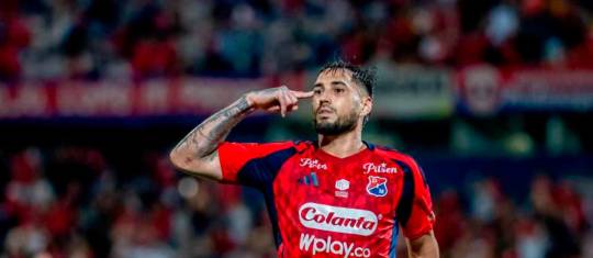 El delantero Francisco Fydriszewski anunció en sus redes sociales que no seguirá en el DIM, pero al parecer seguirá en el fútbol colombiano.FOTO JUAN ANTONIO SÁNCHEZ 