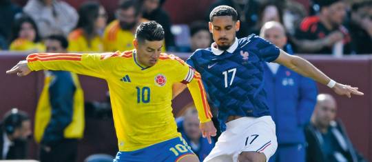 James Rodríguez quedó expuesto en los amistosos frente a Croacia y Francia. FOTO GETTY
