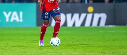 El futbolista Halam Loboa fue la gran figura del Medellín en su partido contra Cusco de la semana pasada en suelo peruano. Foto: Juan Antonio Sánchez