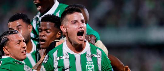 James fue uno de los líderes de la victoria de Nacional 3-1 sobre Junior. FOTO CAMILO SUÁREZ