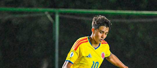 Samuel Martínez ha dado mucho de qué hablar tras su brillante actuación con Colombia en el Sudamericano Sub-17. FOTO FCF
