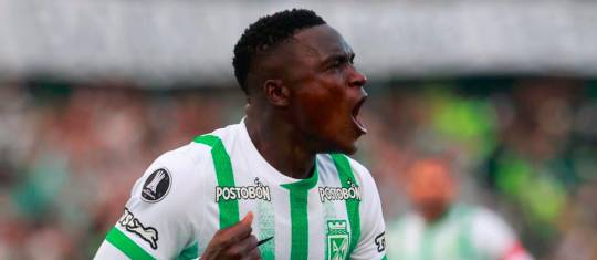 Kevin Viveros es el goleador de Nacional en la Copa Libertadores con 4 anotaciones. FOTO MANUEL SALDARRIAGA