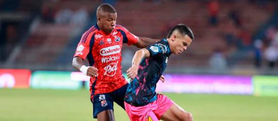 El extremo vallecaucano Francisco Chaverra es uno de los futbolistas más cuestionados por parte de la hinchada del Medellín en el inicio del 2026. Foto: Manuel Saldarriaga