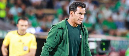 Diego Arias, técnico de Atlético Nacional. Manuel Saldarriaga Quintero.
