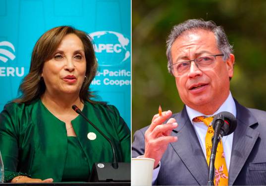 El Gobierno de Dina Boluarte le respondió a Petro y aseguró que el Congreso aprobó por unanimidad la creación del nuevo distrito de Santa Rosa de Loreto, “en uso de las potestades y atribuciones que le confiere la Constitución Política del Perú”. FOTO: GETTY y Presidencia