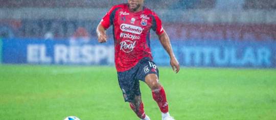 Frank Fabra, jugador del Independiente Medellín que se prepara para recibir la visita de Estudiantes de la Plata en el Atanasio Girardot por el arranque de la fase de grupos de la Copa Libertadores. FOTO JUAN ANTONIO SÁNCHEZ 