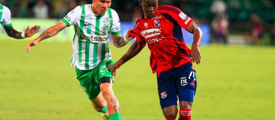 DIM y Nacional se enfrentan en el clásico 341. FOTO CAMILO SUÁREZ