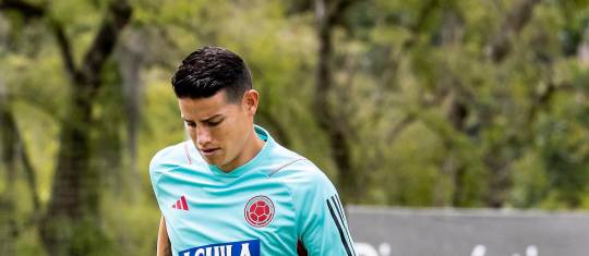James Rodríguez fue el primero en llegar a la concentración de Colombia. FOTO el colombiano