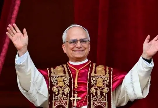 El papa León XIV fue obispo de Chiclayo, Perú. FOTO Sacada de redes sociales
