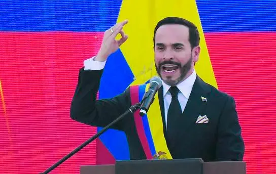 El mensaje de Aberlardo de la Espriella fue contundente en que no hará concesiones a los grupos ilegales. FOTO: PRESIDENCIA DE LA REPÚBLICA
