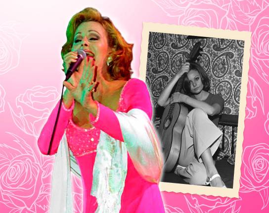 Rocío Dúrcal cantaba con el alma y mucho sentimiento. Así se podrá ver en este show en cines. FOTO: Cortesía