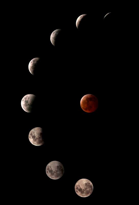 Este eclipse lunar total fue visible en gran parte de América del Norte, América del Sur y algunas regiones de Europa y África. En América Latina, el eclipse será observable en su totalidad en países ya mencionados como México, Colombia y Argentina. Foto: Getty 