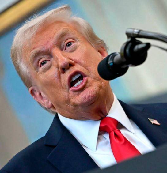 Donald Trump está en su segundo mandato presidencial en Estados Unidos. FOTO: AFP.