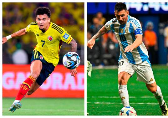 Luis Díaz y Lionel Messi son los goleadores de la actual Eliminatoria. FOTOS GETTY