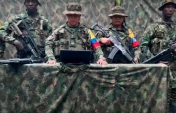 Las disidencias de las Farc ejercen control social y criminal en el departamento del Cauca. FOTO: TOMADA DE VIDEO.