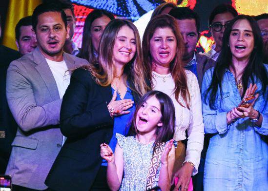 El Centro Democrático anunció la elección de Paloma Valencia como candidata presidencial, pero no hizo públicos los resultados exactos de las mediciones internas que respaldaron la decisión. FOTO COLPRENSA