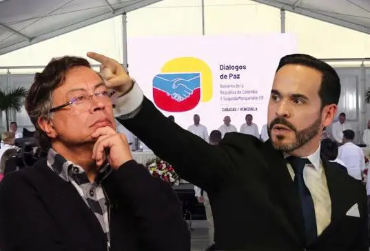 Presidente Gustavo Petro y el presidente electo Abelardo de la Espriella. Foto: Colprensa