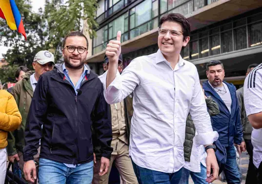 El concejal Andrés Barrios estuvo presente el día del atentado contra Miguel Uribe. Foto: tomada de redes sociales 
