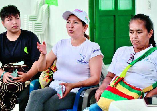 Por medio de la educación, las mujeres firmantes le apuestan al cambio social. Foto: Cortesía.