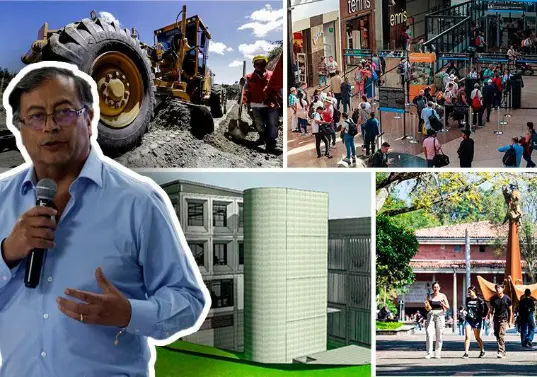 Pese a estar atrancadas desde hace varios años, en los últimos meses el Gobierno Nacional ha desatascado varios proyectos críticos que eran objeto de incertidumbre en Antioquia. FOTOS El Colombiano y Cortesía