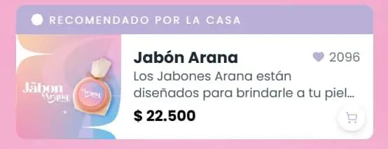 A través de la página web el producto se encuentra disponible y acto para la compra. FOTO: Captura de pantalla Aranashop.com