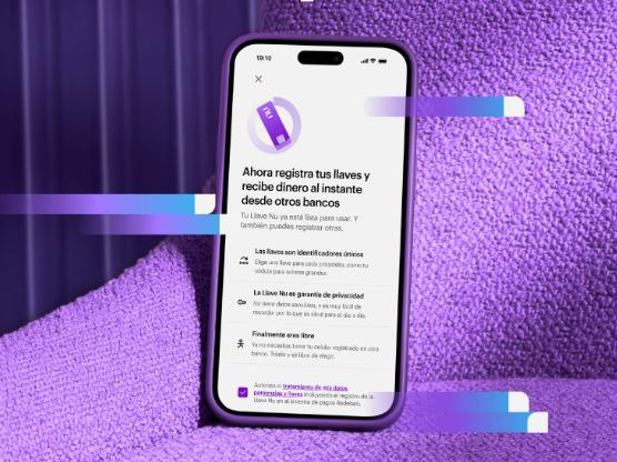 Transferencias inmediatas y gratuitas con llaves: así funciona la nueva función de Nu Colombia