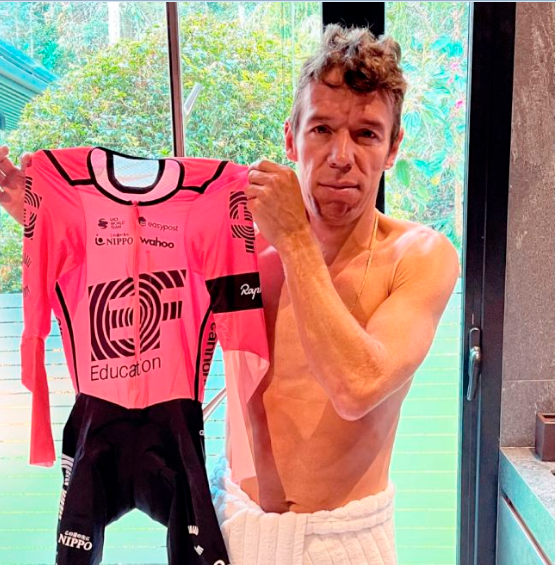 Rigoberto Urán renovó contrato con EF Education-EasyPost hasta finales de 2023. FOTO CAPTURA INSTAGRAM @RIGOBERTOURAN