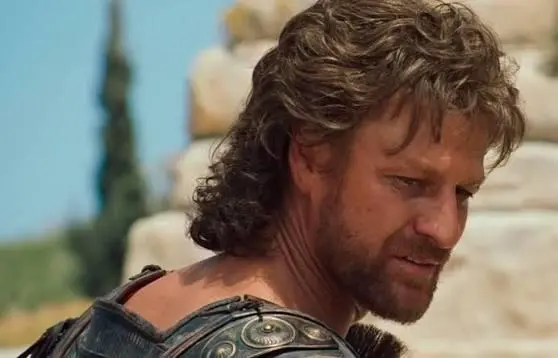 Este es Sean Bean como Odiseo en Troya. FOTO: Warner Bros.