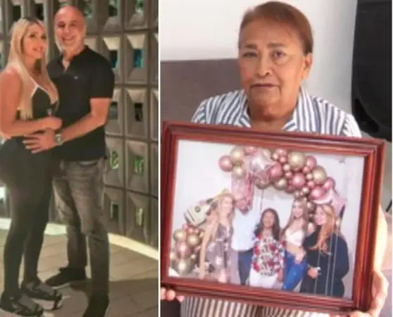 Astrid Carolina y su pareja, quien falleció en el accidente. FOTO: CORTESÍA ARCHIVO FAMILIAR