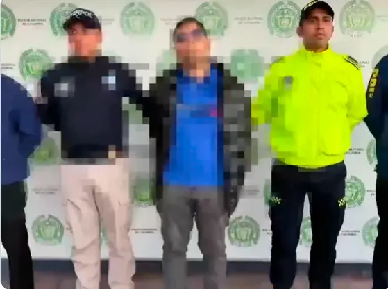 El operativo se realizó en Ipiales, Nariño, con apoyo de autoridades internacionales. FOTO: CAPTURA DE PANTALLA X @DirectorPolicia