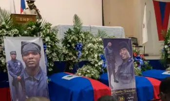Decenas de policías han sido asesinados en la lucha contra las pandillas de Haití. FOTO: AFP
