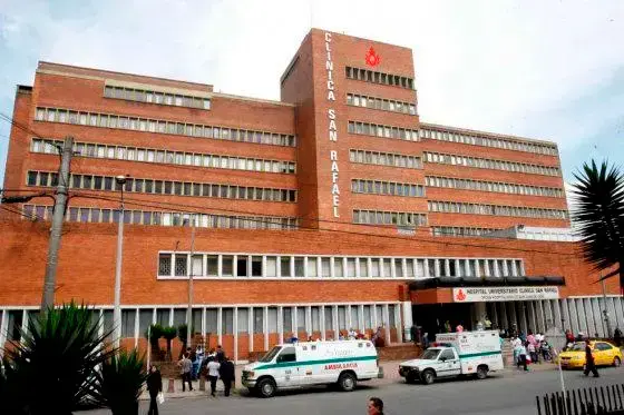 El Hospital Universirario Clínica San Rafael está ubicado en el centro de Bogotá. FOTO: Cortesía