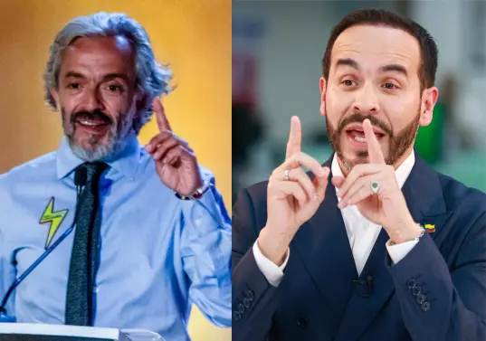 Oviedo respondió a De la Espriella pidiendo respeto y cuestionó si su contendor está preparado para “representar a todos”, mientras otros candidatos rechazaron las palabras del jurista. FOTO: Julio Herrera y Manuel Saldarriaga