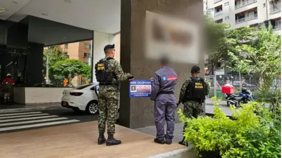 Los bienes estaban ubicados en diversos municipios de Antioquia y bajo el nombre de familiares cercanos. Imagen: Fiscalía. 