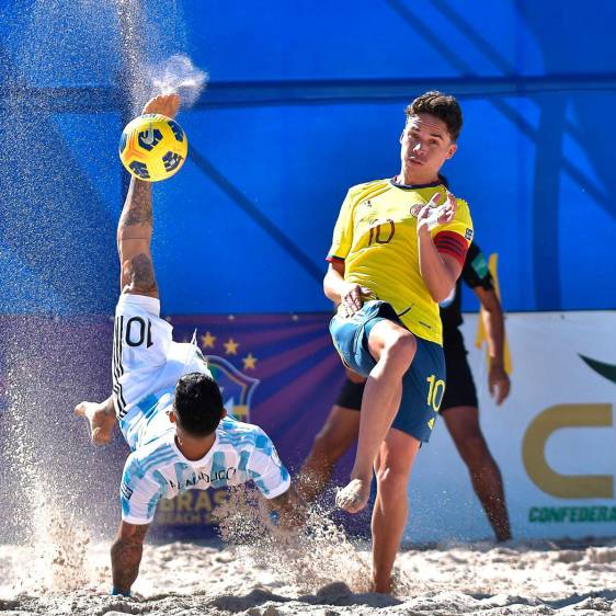 Paisas son la base de la Selección Colombia que compite en la Copa América de fútbol playa
