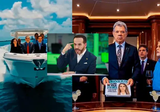 Un video creado con imágenes de inteligencia artificial agita la campaña presidencial 2026. Fotos: EL COLOMBIANO y tomada de video