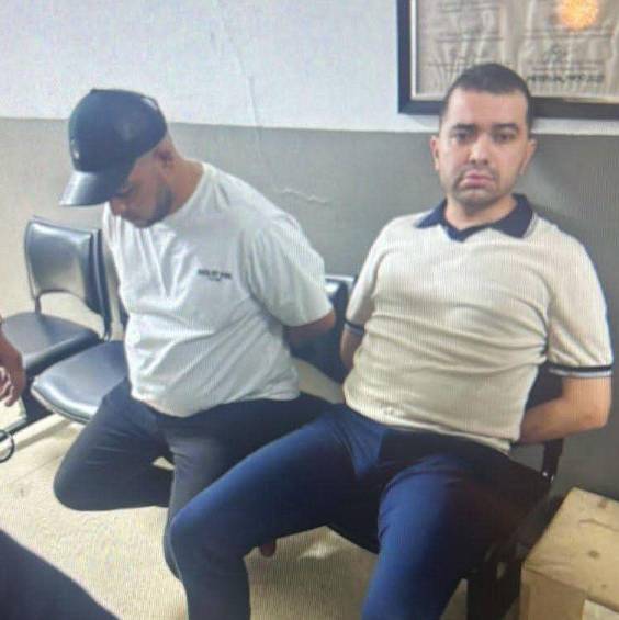 Dentro de las capturas, figuró el intendente jefe retirado (gorra negra). FOTO: suministrada.