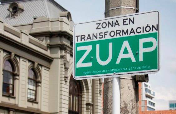 Con esta zona se busca disminuir las emisiones de gases contaminantes, incentivar la apropiación del espacio público y el uso de movilidad más sostenible. Foto: Cortesía