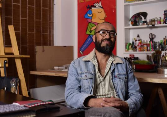 Dipacho es el seudónimo del autor Diego Francisco Sánchez Rodríguez, destacado ilustrador y escritor colombiano. Foto: Juan Pablo Nieto Oliveros