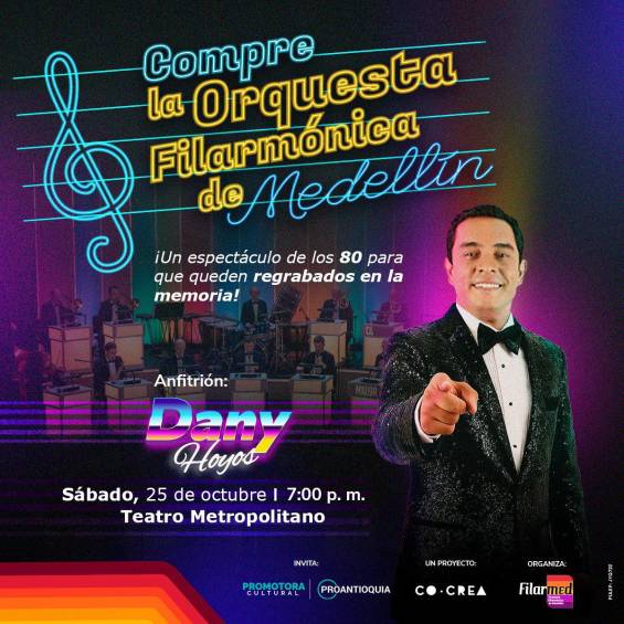 ¡Vuelve Compre la Orquesta! Filarmed revivirá en vivo uno de los programas más icónicos de la televisión colombiana