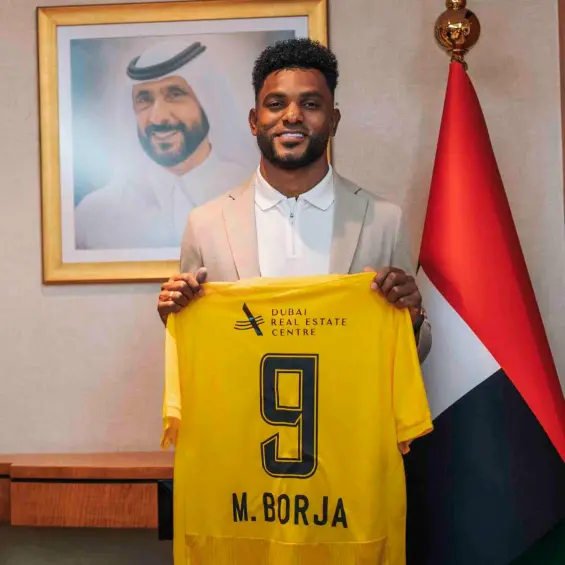 Miguel Ángel Borja finalmente jugará en Dubái en el Al-Wasl de Emiratos Árabes.