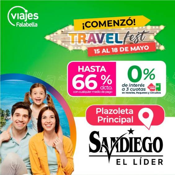 Vuelve el Travel Fest con descuentos de hasta el 66 % y vacaciones gratis