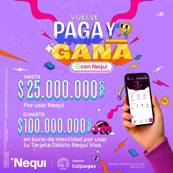 “Paga y Gana con Nequi”