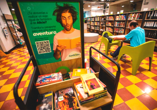 Biblioteca de Belén Aguas Frías. Foto: Esnéyder Gutiérrez, periódico El Colombiano. 