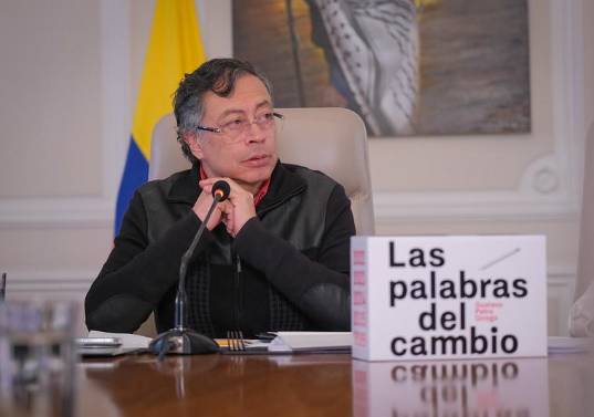 Gustavo Petro, presidente de Colombia. Foto: Presidencia