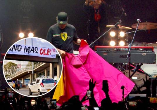 Andrés Calamaro dio su penúltimo concierto en Colombia, pues en Barranquilla cierra su gira por el país. Fotos: redes sociales 