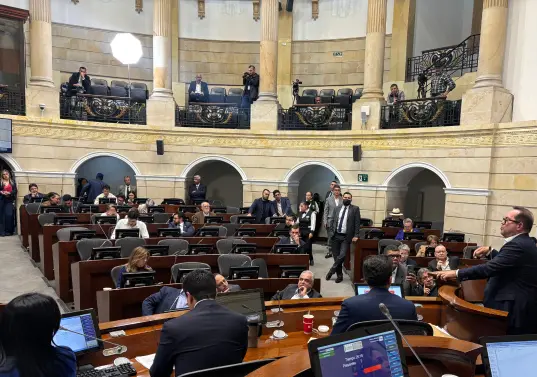 La sesión está citada a las 9:00am Foto: Senado de la República.