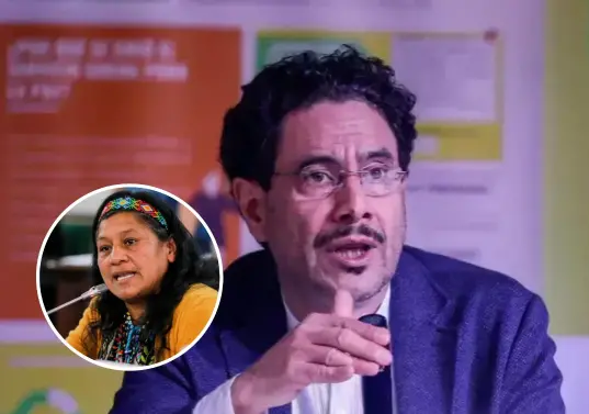 Iván Cepeda y Aída Quilcué buscarían una transformación en los movimientos democráticos, los pueblos indígenas y diversos sectores sociales. Foto: Colprensa y redes sociales Aída Quilcué