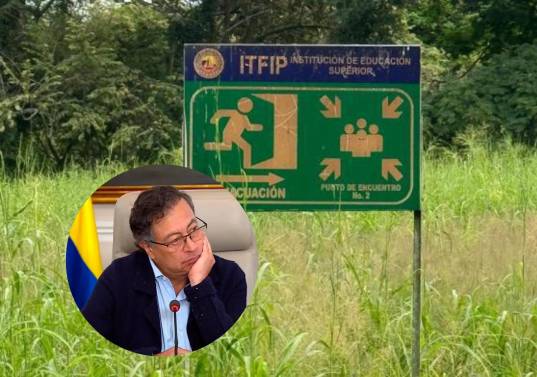 Uno de los lotes en donde se llevará a cabo la obra de infraestructura en educación en El Espinal (Tolima).<b> </b>FOTO<b> SUMINISTRADA</b>