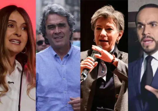 Los candidatos condenaron las declaraciones y comportamiento de De la Espriella. Foto: Colprensa.